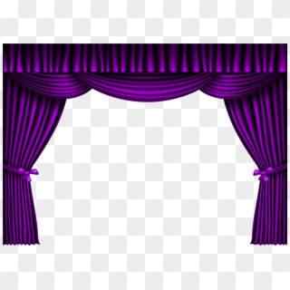 Transparent Drapes Png - Purple Curtains Png, Png Download