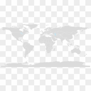 High Resolution Vector World Map - World Map Blank No Borders, HD Png Download