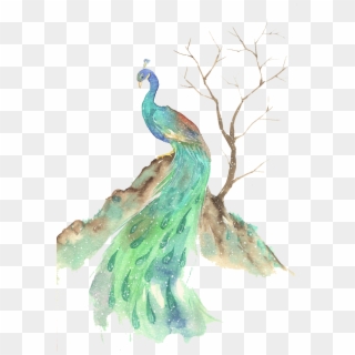 Bird Watercolor Painting Illustration - Bird Paint Png, Transparent Png