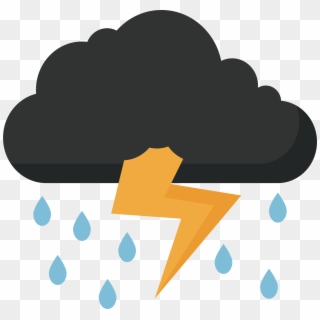 Lightning Best Hd Clipart Thunder Images Transparent - Rain And Thunder Png, Png Download