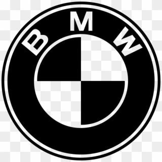 Bmw Icon Png - Bmw Logo Black And White Vector, Transparent Png