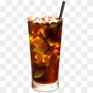 Long Island Iced Tea Glass Vector, HD Png Download