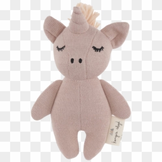 Konges Slojd, Baby Mini Unicorn Soft Toy Rattle - Konges Slojd Einhorn, HD Png Download