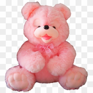 Stuffed Bear Png - Pink Transparent Teddy Bear Png, Png Download