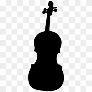 Transparent Cat And The Fiddle Clipart - Double Bass Silhouette Png, Png Download