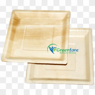 Eco-friendly Areca Leaf Square Plates - Plywood, HD Png Download