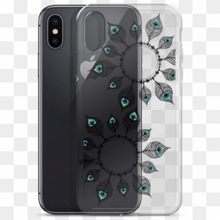 Peacock Feather Circles Iphone Case - Iphone, HD Png Download