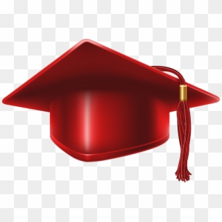 Transparent Graduation Cap Png Transparent - Red Graduation Backgrounds, Png Download