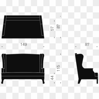 Furniture Silhouette Png -chair, Hd Png Download - Chair, Transparent Png