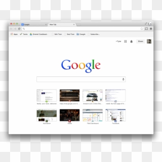 Chromium Blog Post - Chrome Search Bar New Tab, HD Png Download