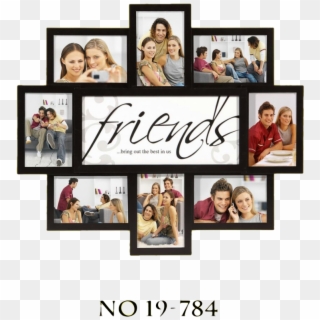 Collage Frame For Friend, HD Png Download