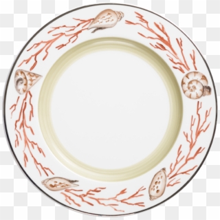 Assiettes Frise Coquillage Marie Da Ge Dishes - Circle, HD Png Download