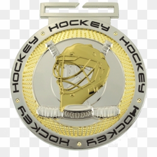 Dual Plated Hockey Medal - Gold Medal, HD Png Download
