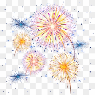 Fire Crackers Show Png , Png Download - Transparent Background Fireworks Clipart, Png Download