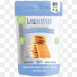 Cheddar Crackers - Waffles Keto Liberated Specialty Foods Australia, HD Png Download