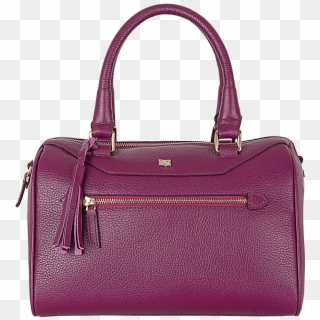 Leather Rose Handbags - Handbag, HD Png Download