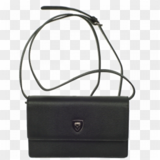 Handbag Clutch Leather Black - Handbag, HD Png Download