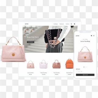 Sell Handbags Through An Ecommerce Store - Handbag, HD Png Download
