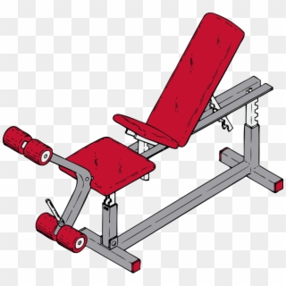 Angle,exercise Machine,exercise Equipment - Gym Equipment Clipart Png, Transparent Png