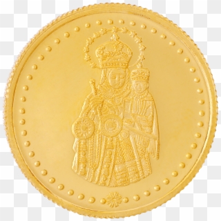 Velankanni Matha Png - Tanishq 24 Carat Gold Coin, Transparent Png