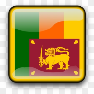 Lk Clip Arts - Sri Lankan Flag Icon, HD Png Download