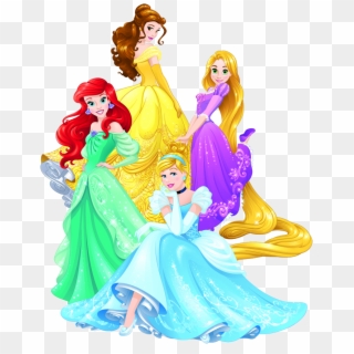 Belle Disney Princess Pocahontas Tiana Rapunzel - Transparent Background Disney Princess Png, Png Download