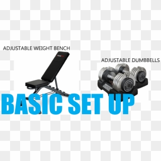 The Most Basic Home Gym Set Up Should Include At The - Bench, HD Png Download