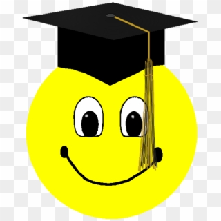 Smileys Clipart Success - Graduation Smiley Face, HD Png Download