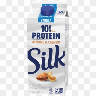 Silk Vanilla Protein - Silk Almond Cashew Protein, HD Png Download