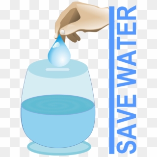 Water,drinkware,liquid - We Must Save Water, HD Png Download