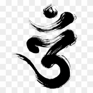 Yoga Om Rishikesh Ganesha Symbol Png File Hd Clipart - Om Black And White, Transparent Png