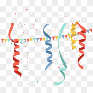 Birthday Party Clip Art - Transparent Background Birthday Confetti, HD Png Download