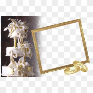 Wedding Transparent Photo Frame With White Wedding - Wedding Transparent Frame, HD Png Download