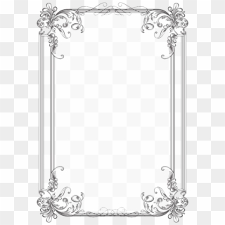 And Picture Word Vintage Wedding Invitation Frames - Portable Network Graphics, HD Png Download