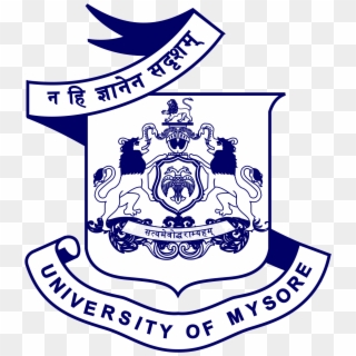 Mysore University Exam Time Table 2019 - University Of Mysore Logo Png, Transparent Png