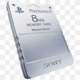 Ps2 Memory Card Silver , Png Download - Playstation 2, Transparent Png