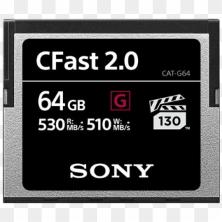Sony G Series Cfast - Memory Card, HD Png Download