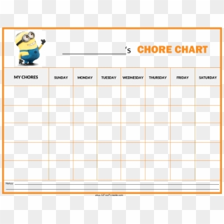 Printable Classroom Calendar Photo - Chore Chart, HD Png Download