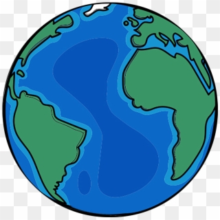 Globe - Praca Plastyczna Planeta Ziemia, HD Png Download