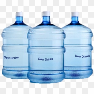 Dew Bottled Waterportable Ice Dew Bottled Water Water - Water Can Hd Png, Transparent Png