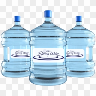 Evans Spring Water - Botellas Grandes De Plastico, HD Png Download