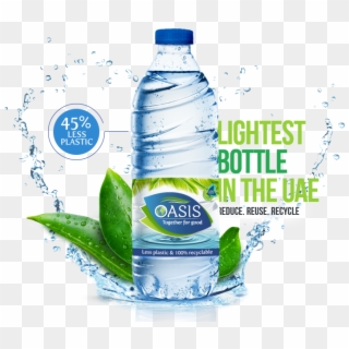 Oasis Water Bottle 500ml, HD Png Download