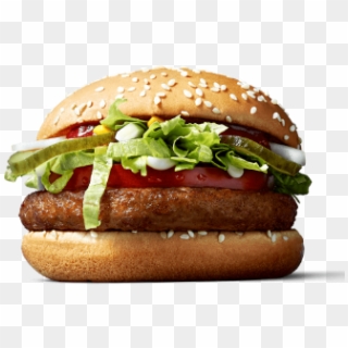 The Mcvegan In A Promotional Image From The Mcdonald - Mcvegan Burger, HD Png Download