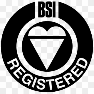 Bsi Registered Logo Black And White - Bsi Registered Logo Vector, HD Png Download