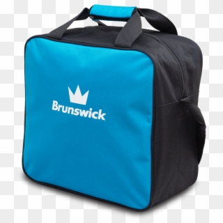 Brunswick-t Zone Single Ball Bowling Bag Blue Wave - Hand Luggage, HD Png Download