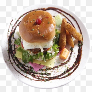 Veg Burger - Fast Food, HD Png Download