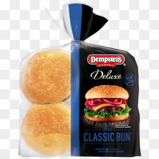 Dempster S® Deluxe White Hamburger Buns - Dempsters Hot Dog Buns, HD Png Download