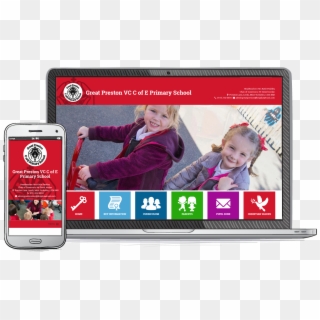 Responsive School Website Design - Responsive School Web Site Design, HD Png Download