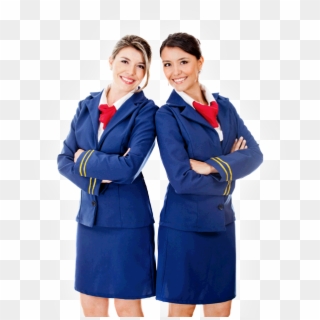 Stewardess Png - Flight Attendant Blue Uniform, Transparent Png