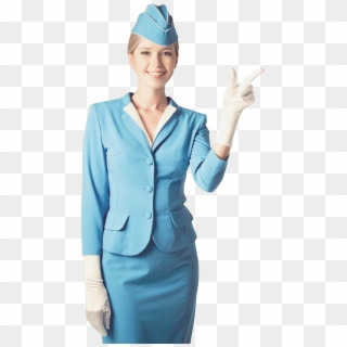 Flight Attendant Stock - Stewardess Png, Transparent Png